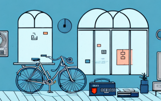 A rented apartment with visible valuable items like a laptop