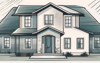 A house with a protective shield symbolizing a legal protection insurance