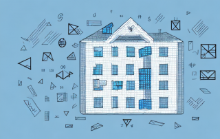 A residential building with various elements such as roof