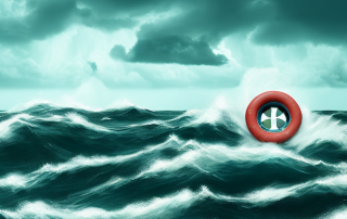 A lifebuoy symbolizing a life insurance policy