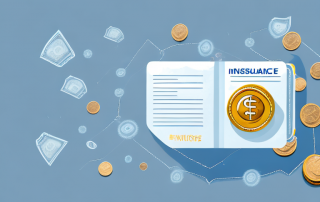 A wallet with coins and insurance policy documents inside