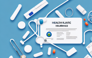 A health insurance card nestled in a safety net