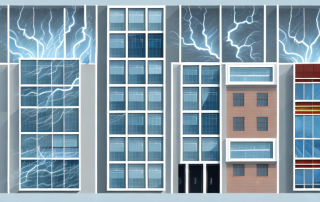 A building with various types of windows