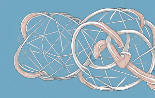 Two intertwined wedding rings