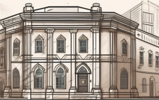 An old building with visible architectural details