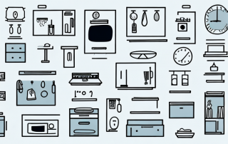 A shared apartment interior with various personal belongings like furniture