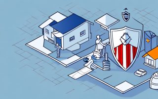 A shield protecting a house