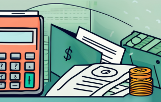 A wallet with cash and coins next to an insurance policy document