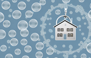 A landlord's keyring with keys to various property types (like an apartment