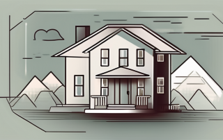 A house with a protective shield surrounding it