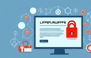 A computer with a life insurance policy document on the screen