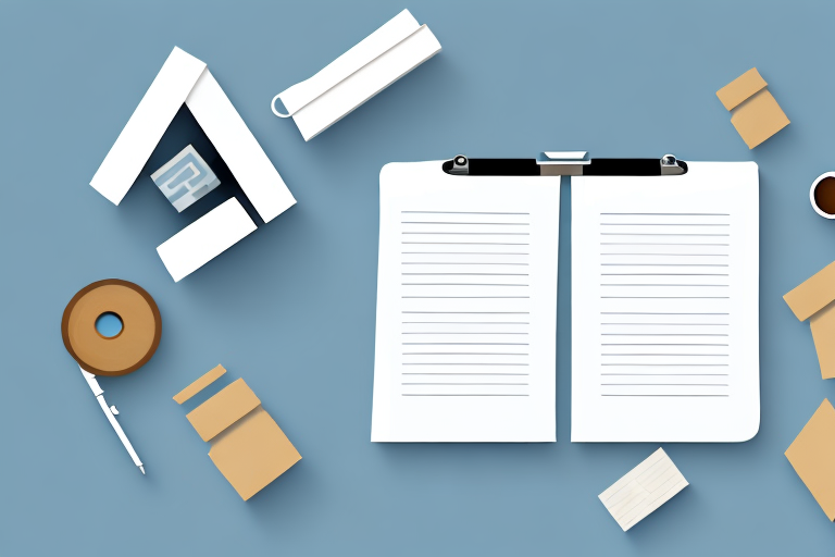 An open checklist on a clipboard with a pen