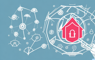 A house surrounded by various insurance protection symbols such as a shield