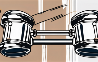 A gavel and a protective shield