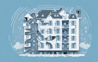 A multi-family building with visible elements like a roof