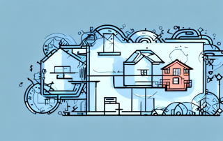 A secure home with visible valuable items inside like furniture