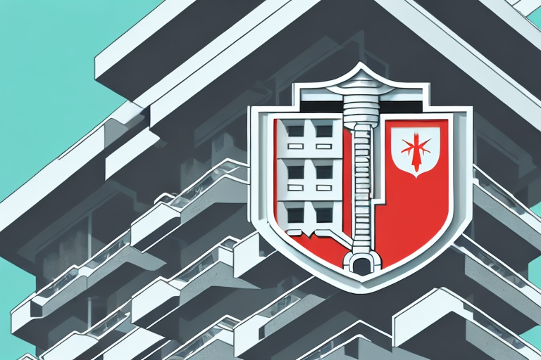 A small power generator on a balcony of a modern building