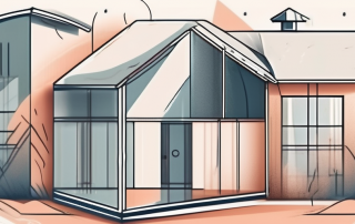 A house surrounded by a protective shield