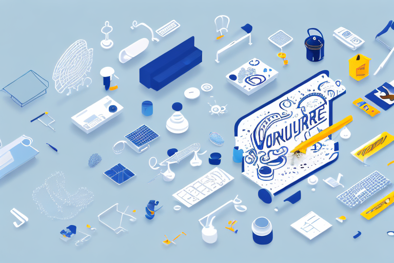 A variety of household items like furniture