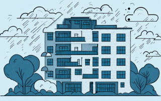 A residential building standing firm amidst potential threats like fire