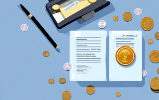 A wallet with coins and bills nearby