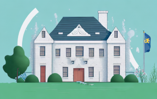 A main house with a few smaller outbuildings