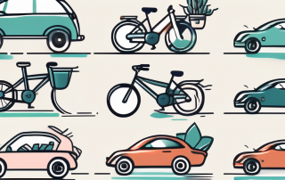 Various everyday items such as a bicycle