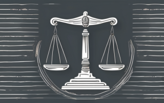 A balanced scale with a shield on one side