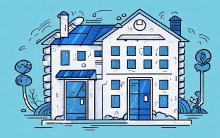 A house with a protective shield around it