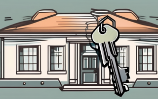 A property with a protective shield symbolizing a legal protection insurance