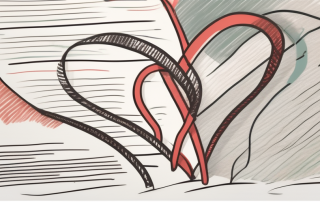 Two linked heart-shaped insurance policy documents