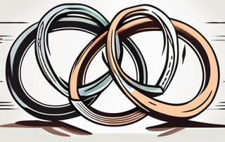 Two intertwined rings