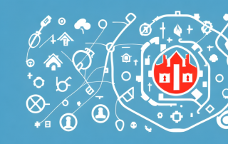 Various insurance icons like a house