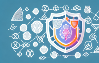 A protective shield symbolically representing insurance