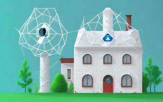 A home surrounded by a protective shield