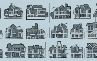 A variety of houses