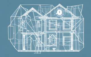 A house being protected by a transparent shield