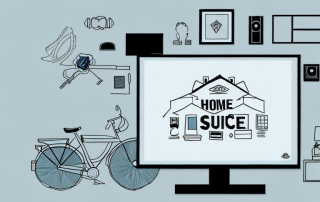 A rented apartment with visible valuable items like a television