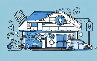 A house and personal belongings like a car