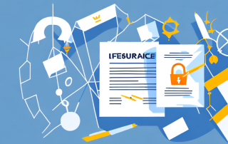 A life insurance policy document next to a safety net