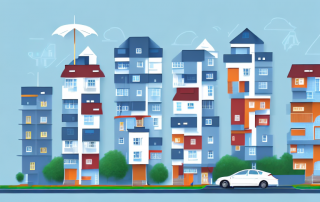 A variety of residential buildings