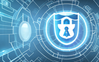 A secure fortress representing data protection