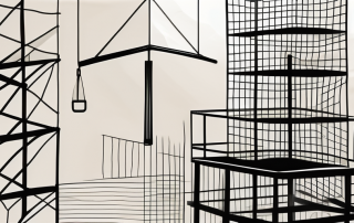A safety net under a symbolic representation of a workplace