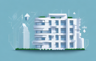 A residential building with a protective shield enveloping it