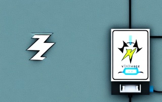 A wallbox for electric vehicle charging with visible signs of damage