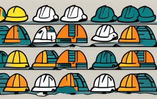 Various safety equipment like helmets