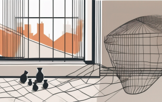 A safety net under a symbolic representation of a family home