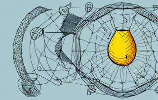 A safety net catching various symbols of accidents like a falling vase