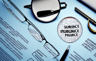 Various insurance policy papers stacked against each other