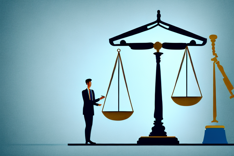 A scale balancing a house and a document